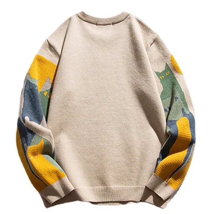 Seven | Herren Stilvolle Pullover | Oversize