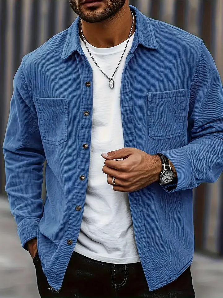 Herren Stylische Cord Jacke | Lassig