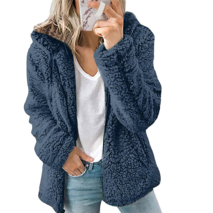 Damen Lässiges Kapuze Jacke | Warme