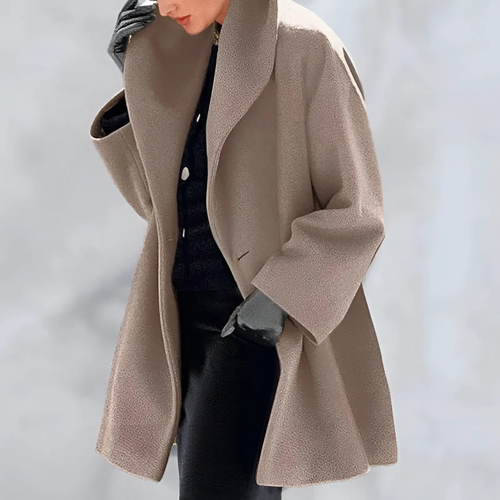 Melany | Damen Winter Klassiker Trench Mantel | Warme