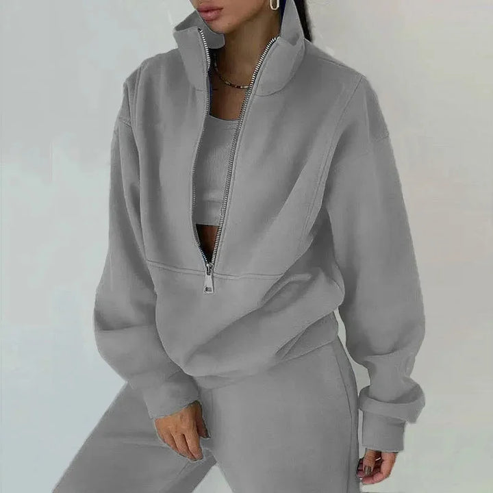 Damen Lässig Set | Winter Sweatshirt und Hose