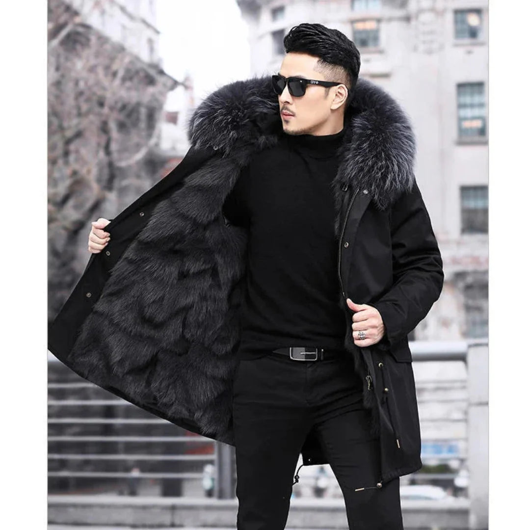 Warmer Parka Mit Kapuze Für Herren | Winter