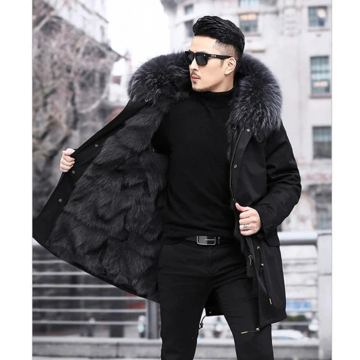 Warmer Parka Mit Kapuze Für Herren | Winter