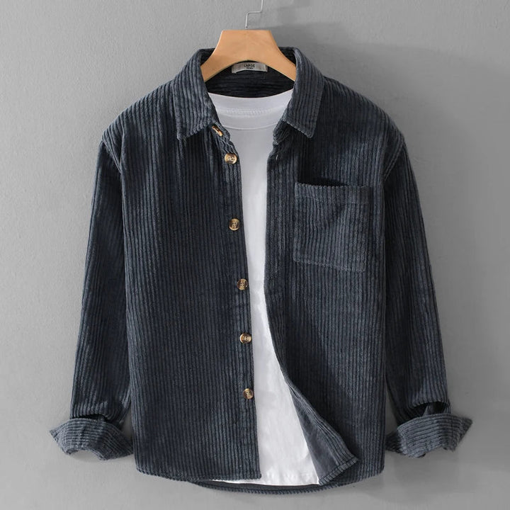 Lässige Cord Jacke für Herren | Langarm