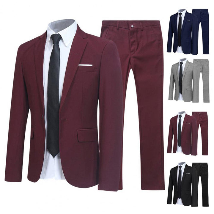 Zweiteiliger Formeller Hochzeitsgastanzug Für Herren | Elegant