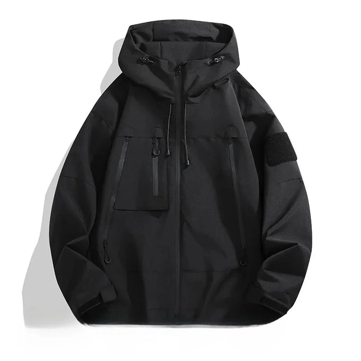 Modische Softshell Jacke für Herren | Mit Kapuze