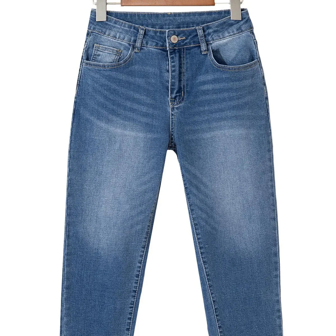Stylische Mom-Jeans für Damen | Kurz