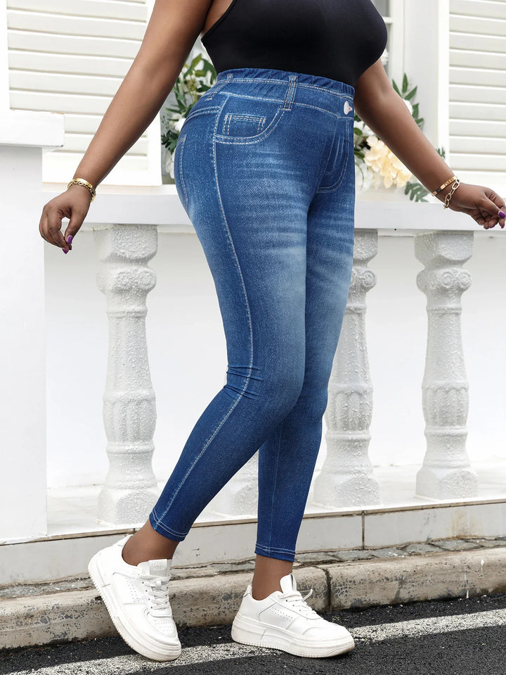 Damen Übergröße Jeggings | Lässig