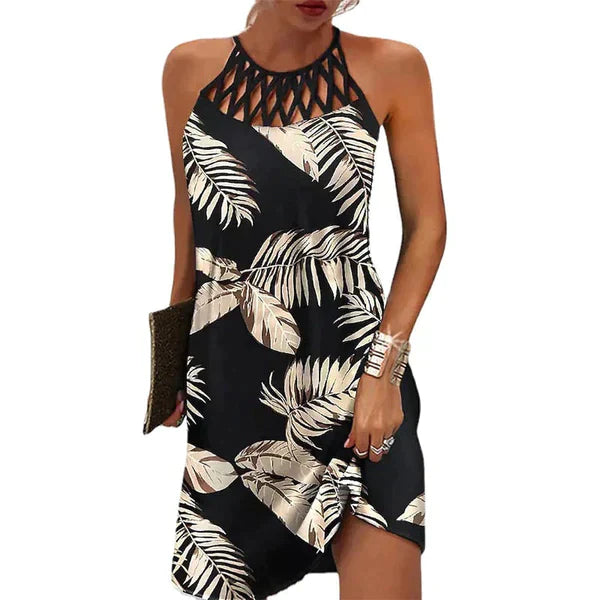 Bequemes Kleid Mit Grafikdruck Für Damen | Sommer
