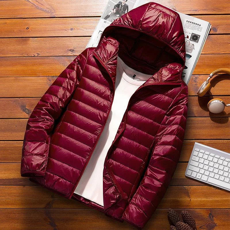 Herren Kapuze Winter Steppjacke | Langarm