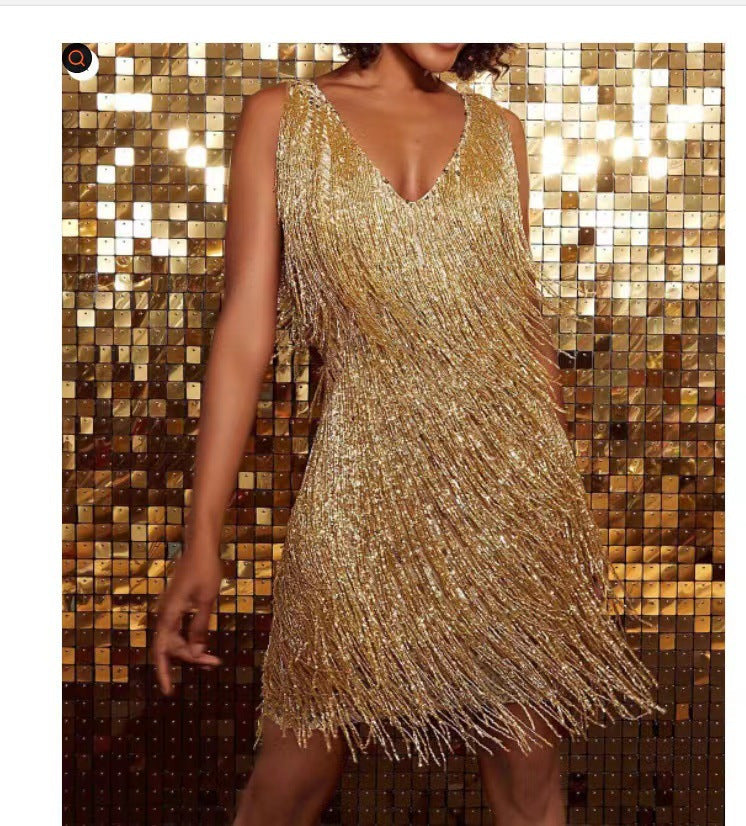 Damen Partykleid Mit V Ausschnitt | Mini