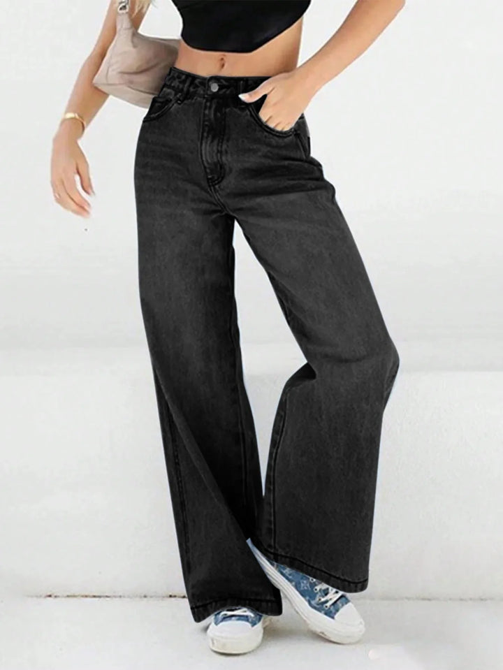 Damen Baggy Jeans | Hohe Taille