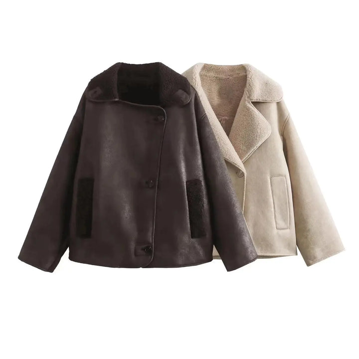 Luxuriöse Fleece Jacke für Damen | Warme