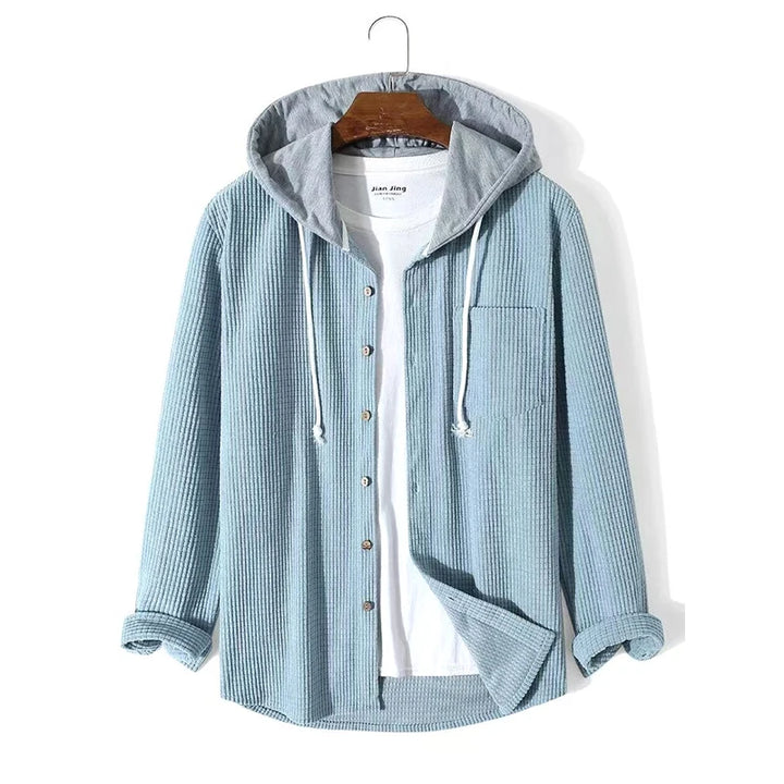 Herren Kapuze Cord Jacke | Lässig