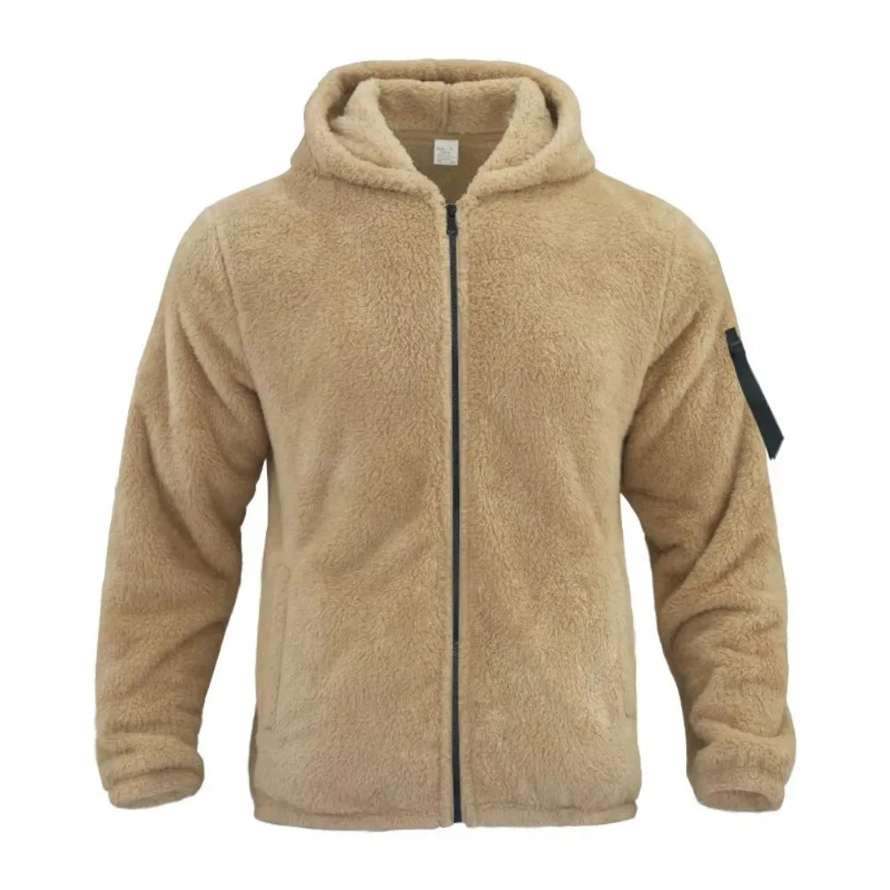 Herren Kapuze Fleece Jacke | Winter