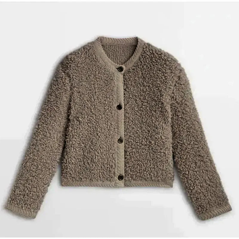 Modischer Damen-Teddy-Mantel | Elegante