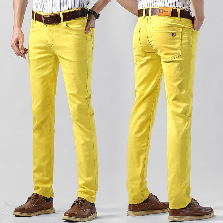 Colter | Herren Lässiges Farbig Dehnen Hose | Gerader Schnitt