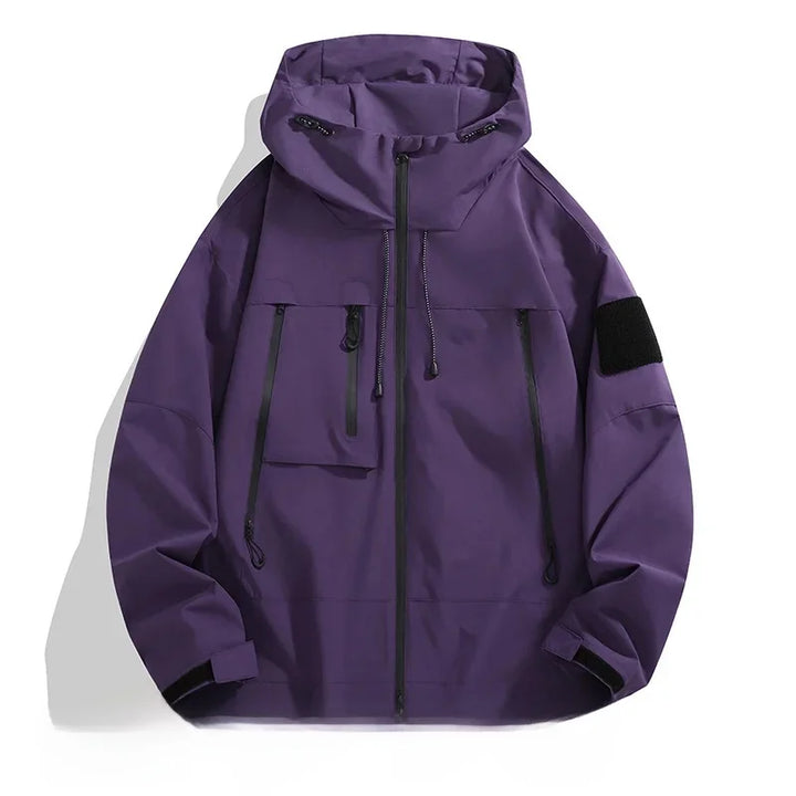 Modische Softshell Jacke für Herren | Mit Kapuze