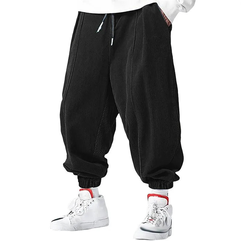 Herren Lässig Cordhose | Mit Kordelzug