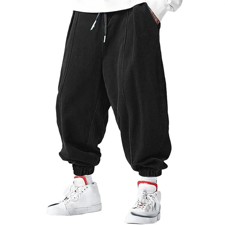 Herren Lässig Cordhose | Mit Kordelzug