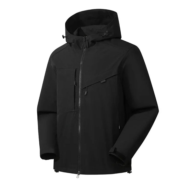 Lässige Skijacke mit Kapuze für Herren | Winter