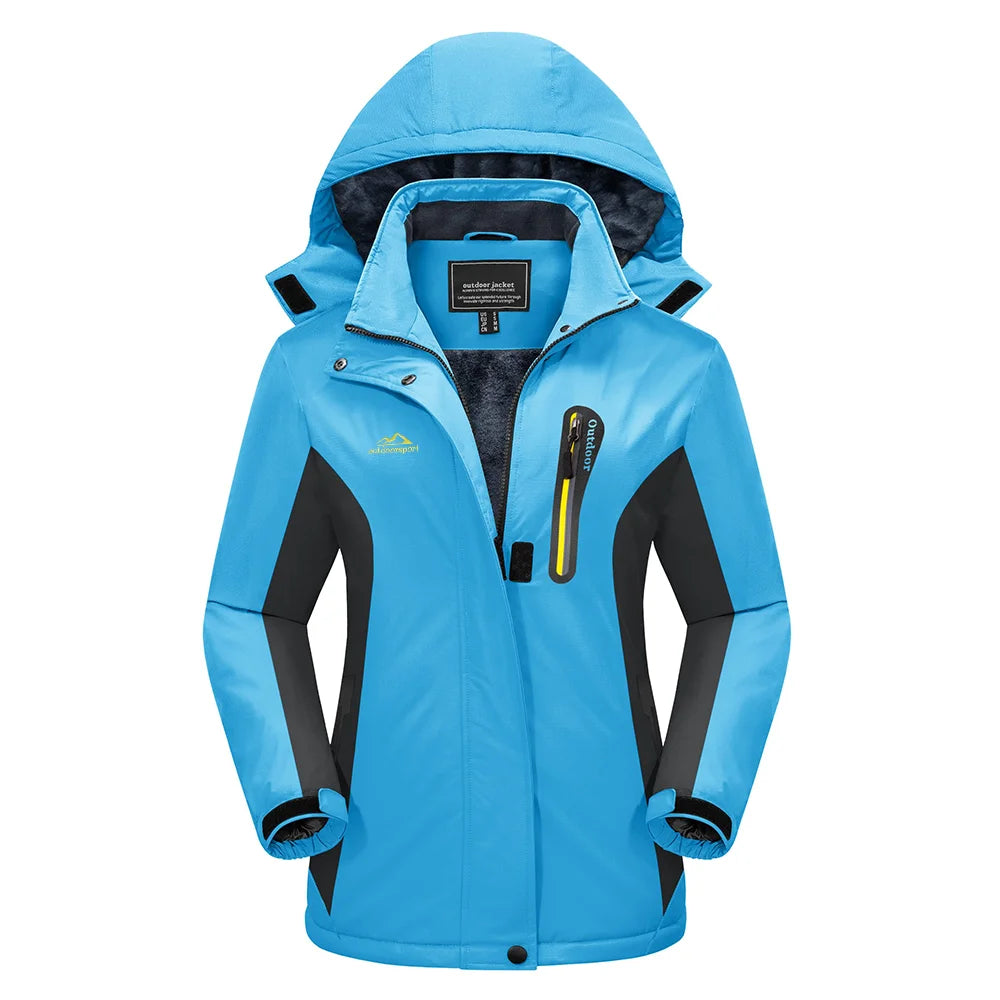 Damen Schnee Skijacke | Mit Kapuze