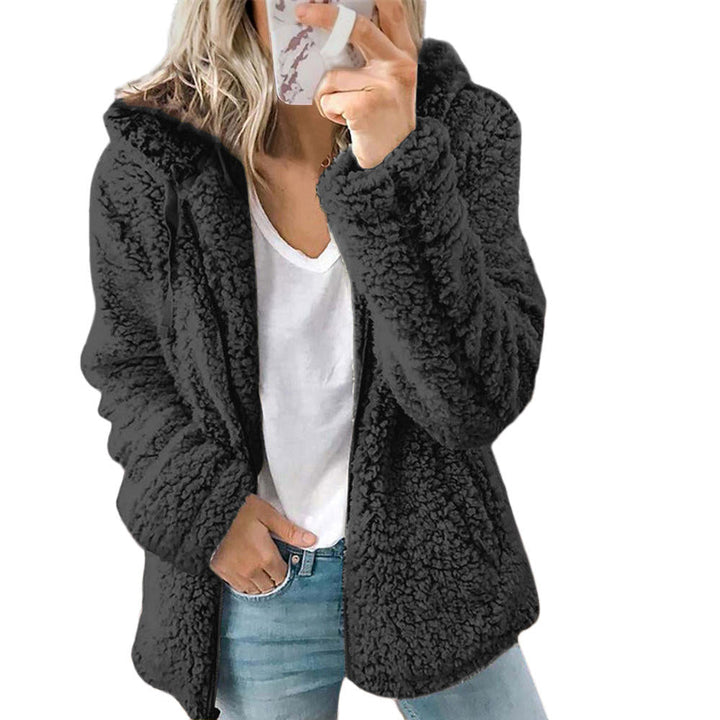 Damen Lässiges Kapuze Jacke | Warme