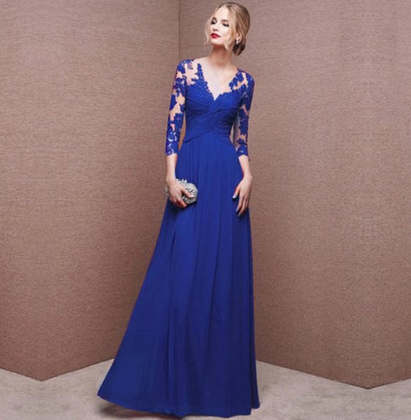 Arielle | Damen Elegantes Hochzeit Gast Kleid | Maxi