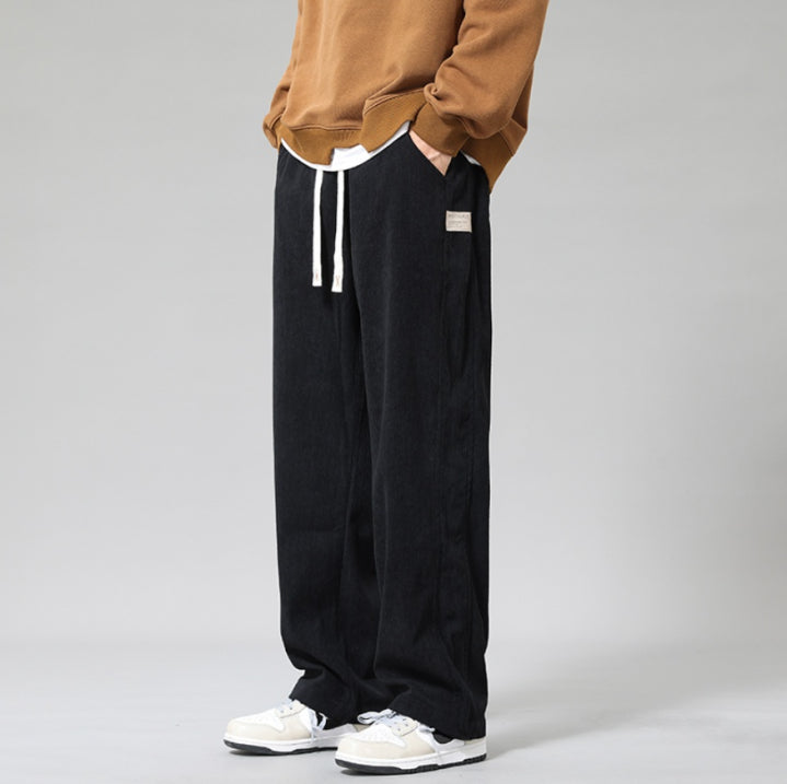 Locker Sitzende Cordhose für Herren | Weites Bein