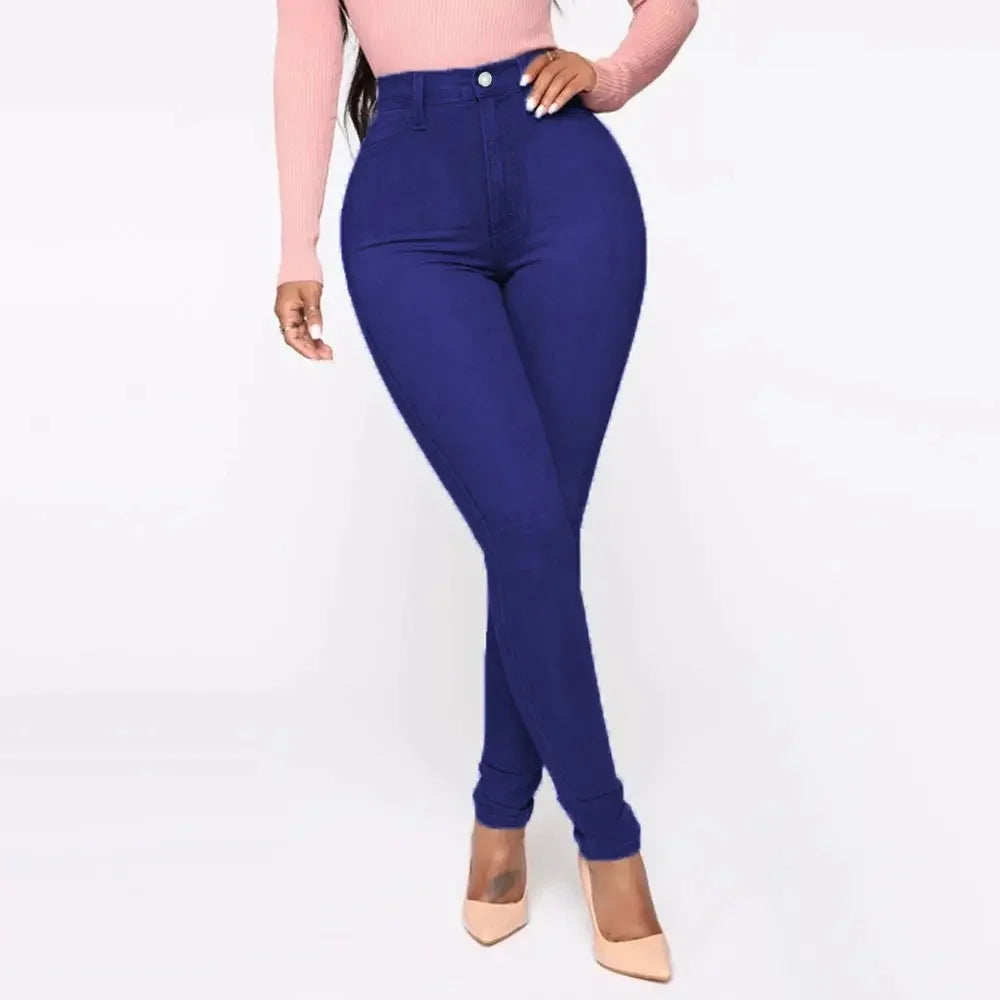 Damen Klassische Hoher Taille Jeggings | Lässig