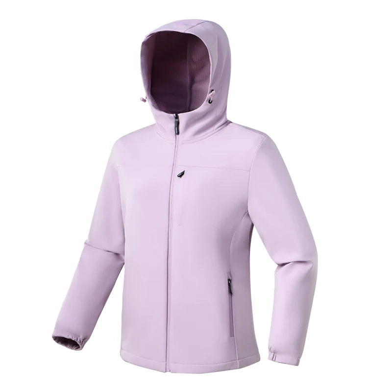 Damen Kapuze Softshell Jacke | Langarm