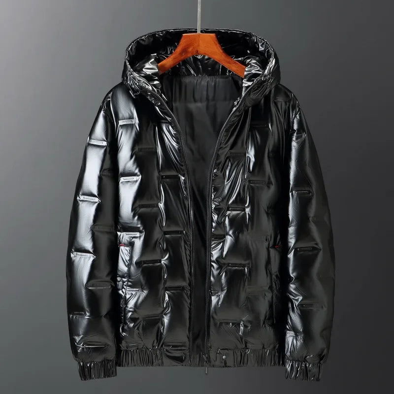 Herren Winter Daunen Jacke | mit Kapuze