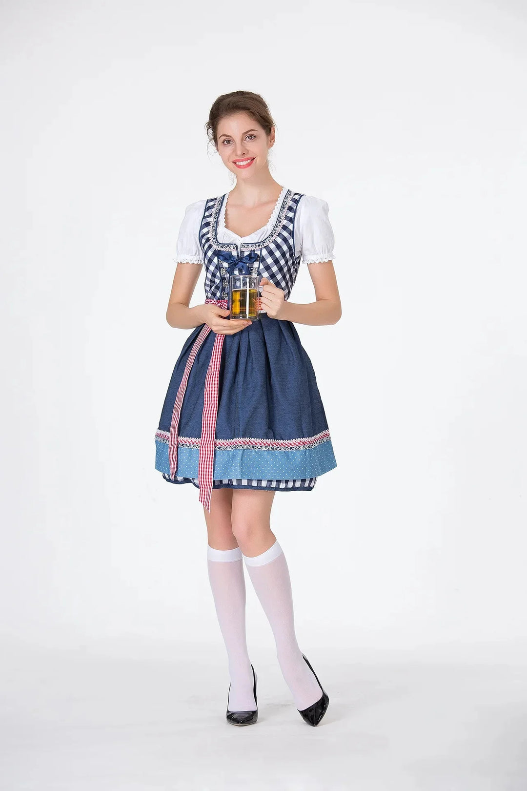 Klassisches Deutsches Dirndl Kleid für Damen | Oktoberfest