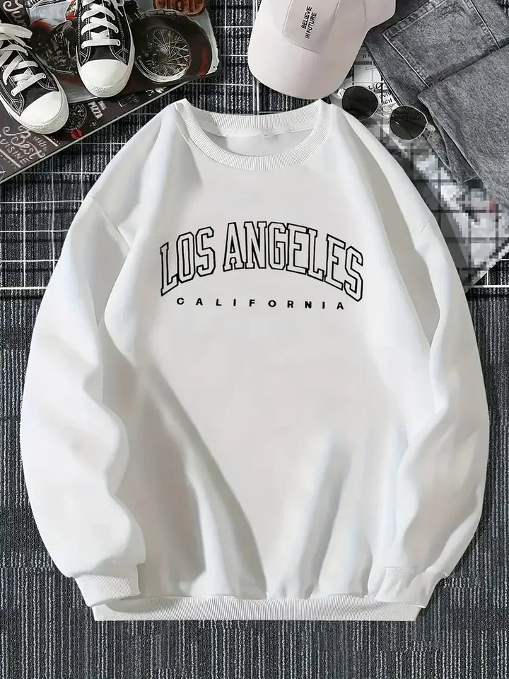 Unisex Bedrucktes Winter-Sweatshirt | Rundhalsausschnitt