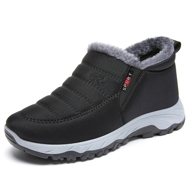 Modische Schlupf-Winterstiefel für Damen | Mit Reißverschluss