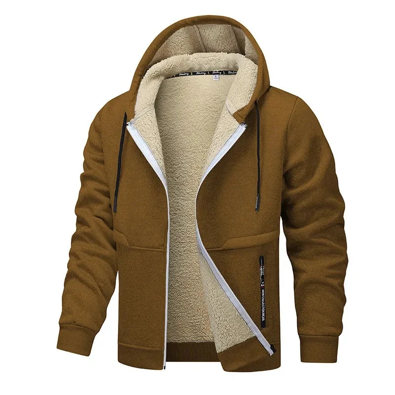 Herren Lässig Fleece Jacke | Winter