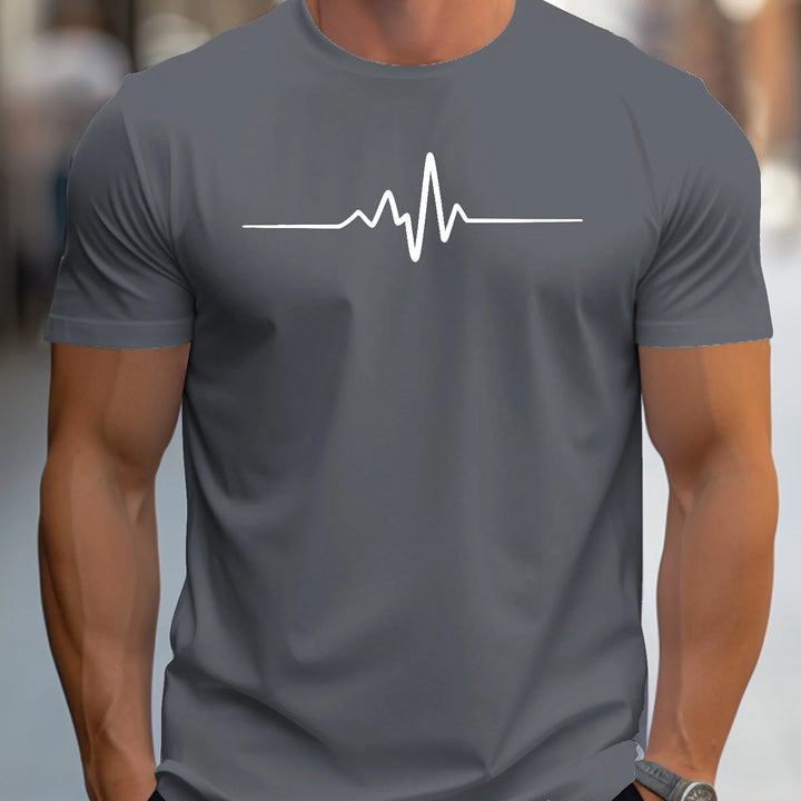 Variant image for Herren Slim Fit Kurzarm T-Shirt mit Kreativ Druck-5
