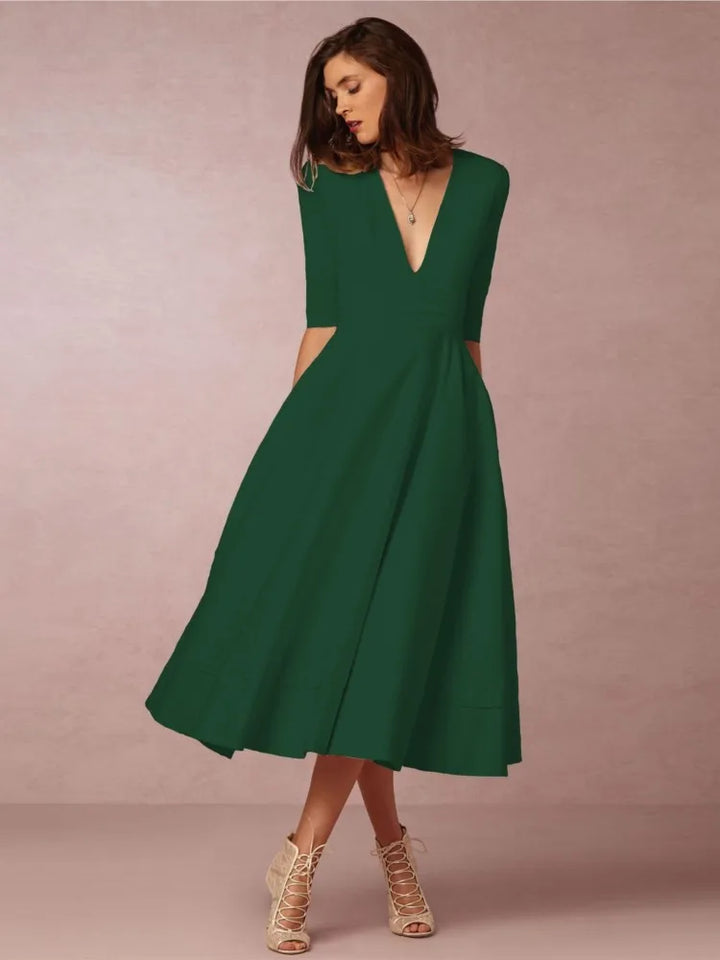 Elegantes Abendkleid Für Damen | Midi