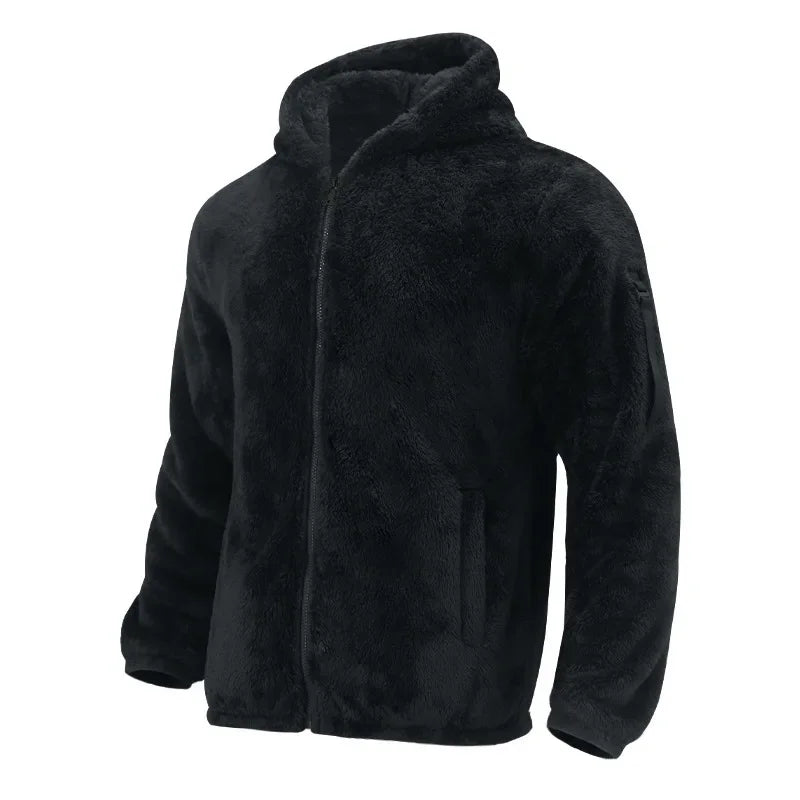 Herren Kapuze Fleece Jacke | Winter