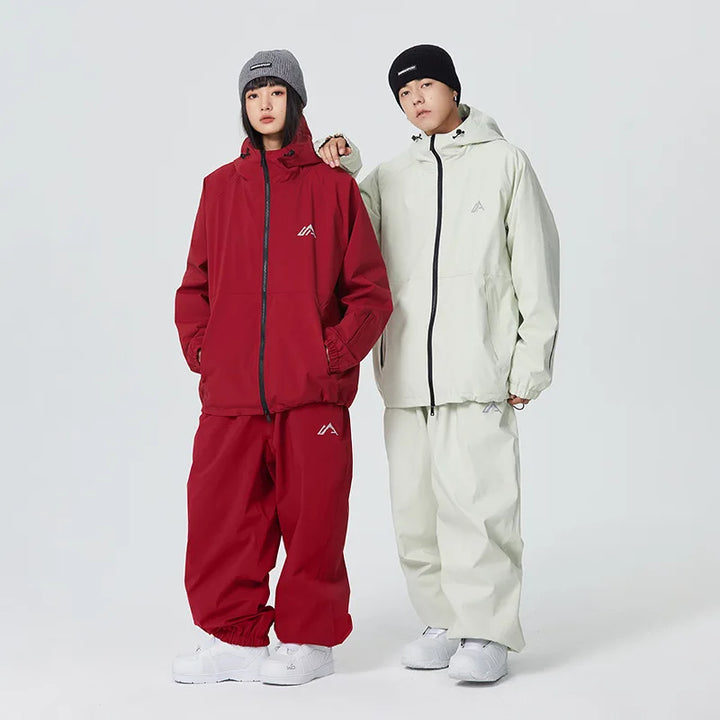 Unisex Stilvoll Skianzug | Zweiteiliges Set