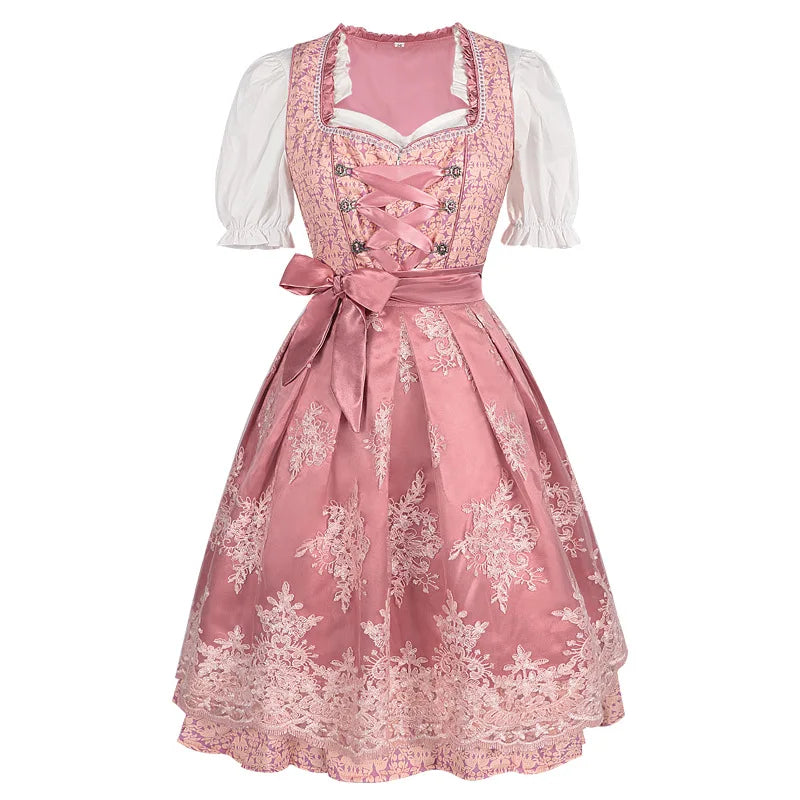 Traditionelles Bayerisches Dirndl Kleid für Damen | Vintage