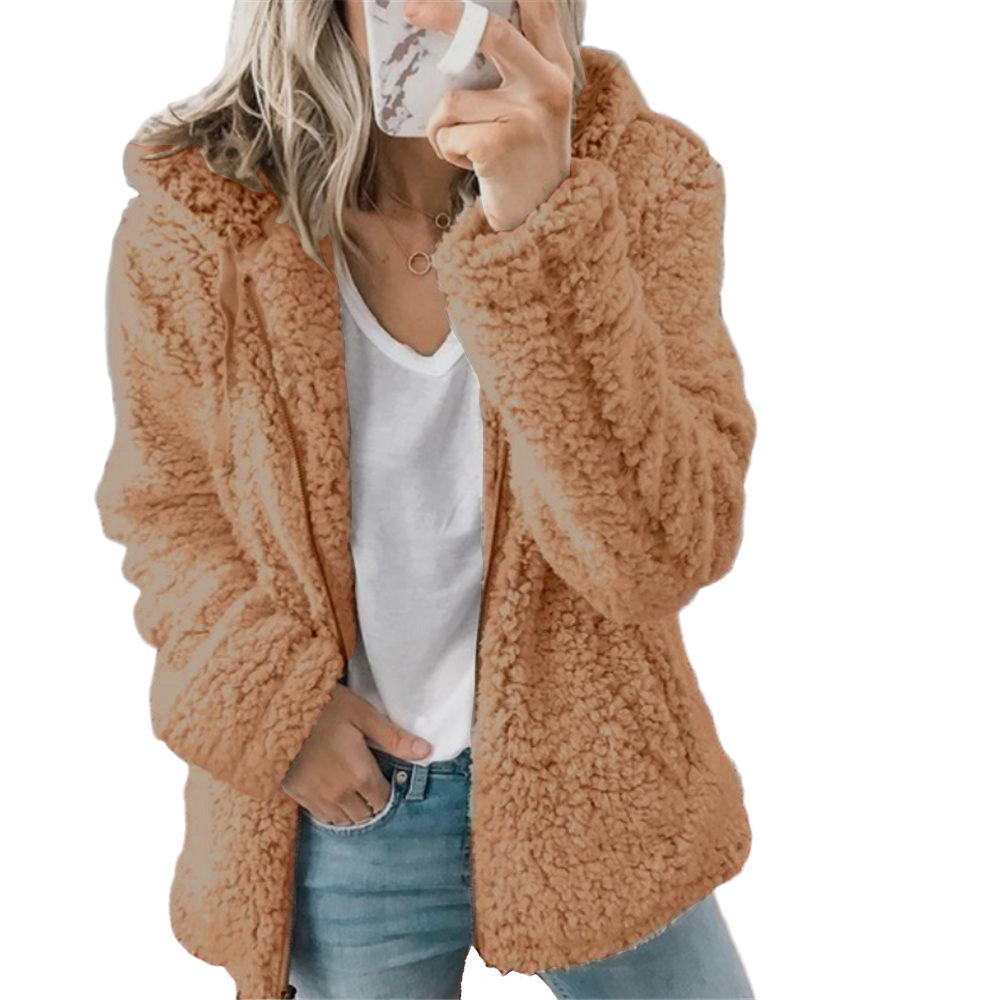 Damen Lässiges Kapuze Jacke | Warme