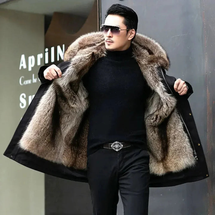 Warmer Parka Mit Kapuze Für Herren | Winter