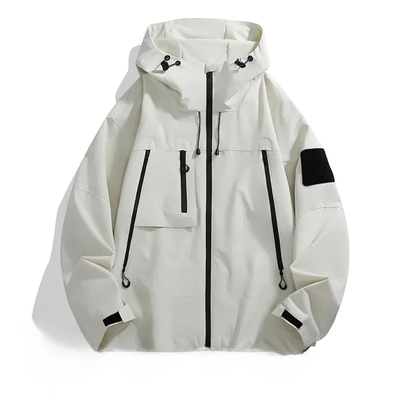 Modische Softshell Jacke für Herren | Mit Kapuze