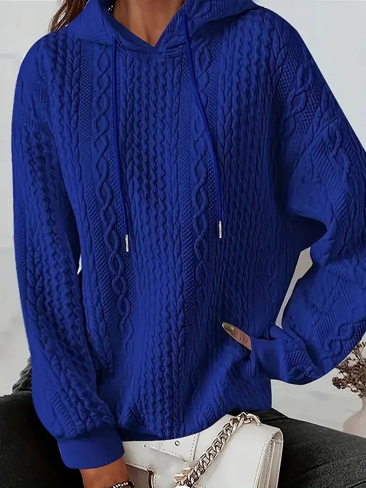 Damen Kapuze Winter Sweatshirt | Langarm