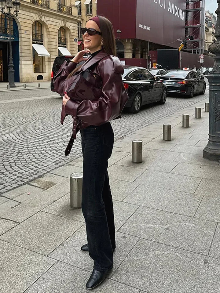 Jahrgang-Kurzjacke für Damen | Langarm