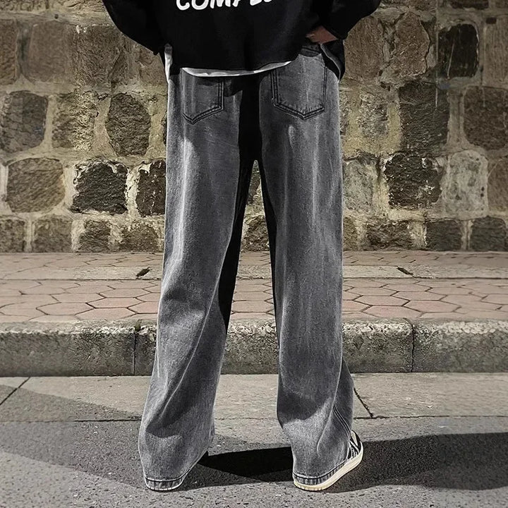 Herren Lässig Baggy Jeans | Weites Bein
