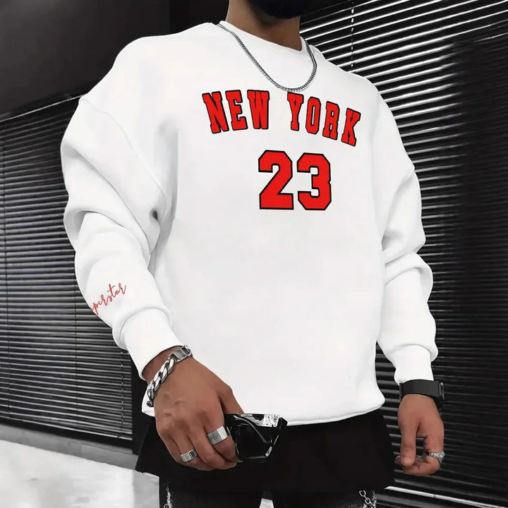Bedrucktes Winter-Sweatshirt für Herren | Lässig