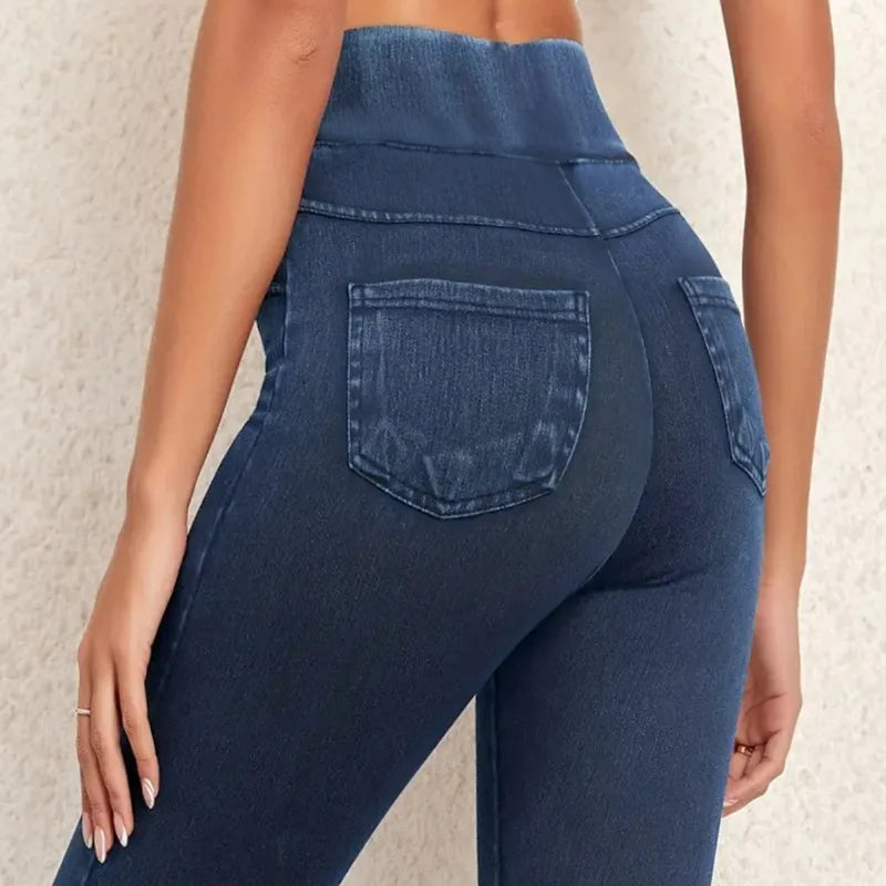 Modische Jeggings für Damen | Hohe Taille