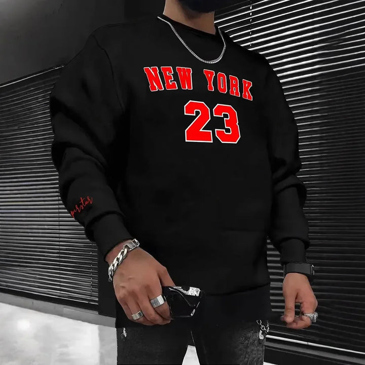 Bedrucktes Winter-Sweatshirt für Herren | Lässig
